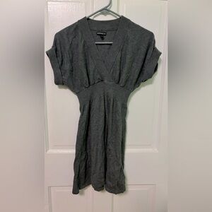 Express XS Dark Grey Sweater Dress
